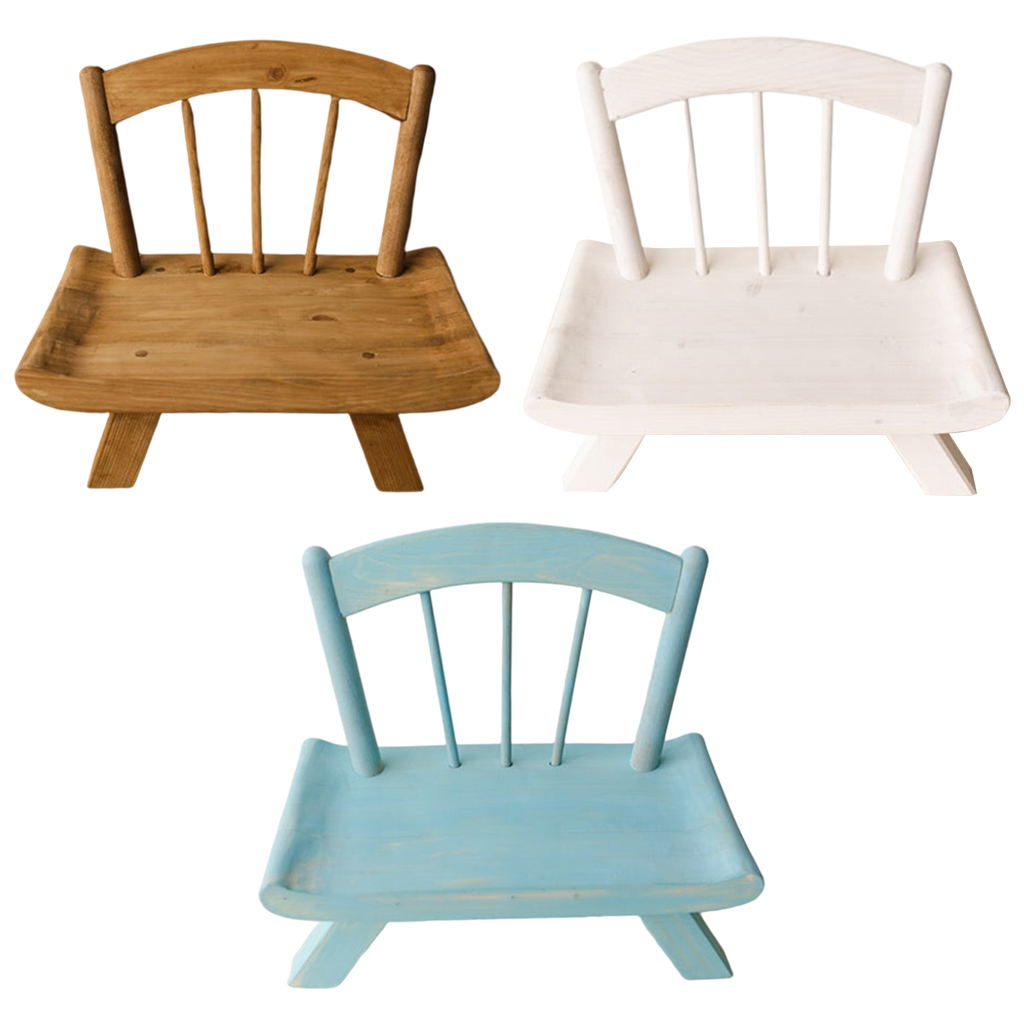 Baby Newborn Chair Wooden Accessories Ornaments Scene Filming Picture