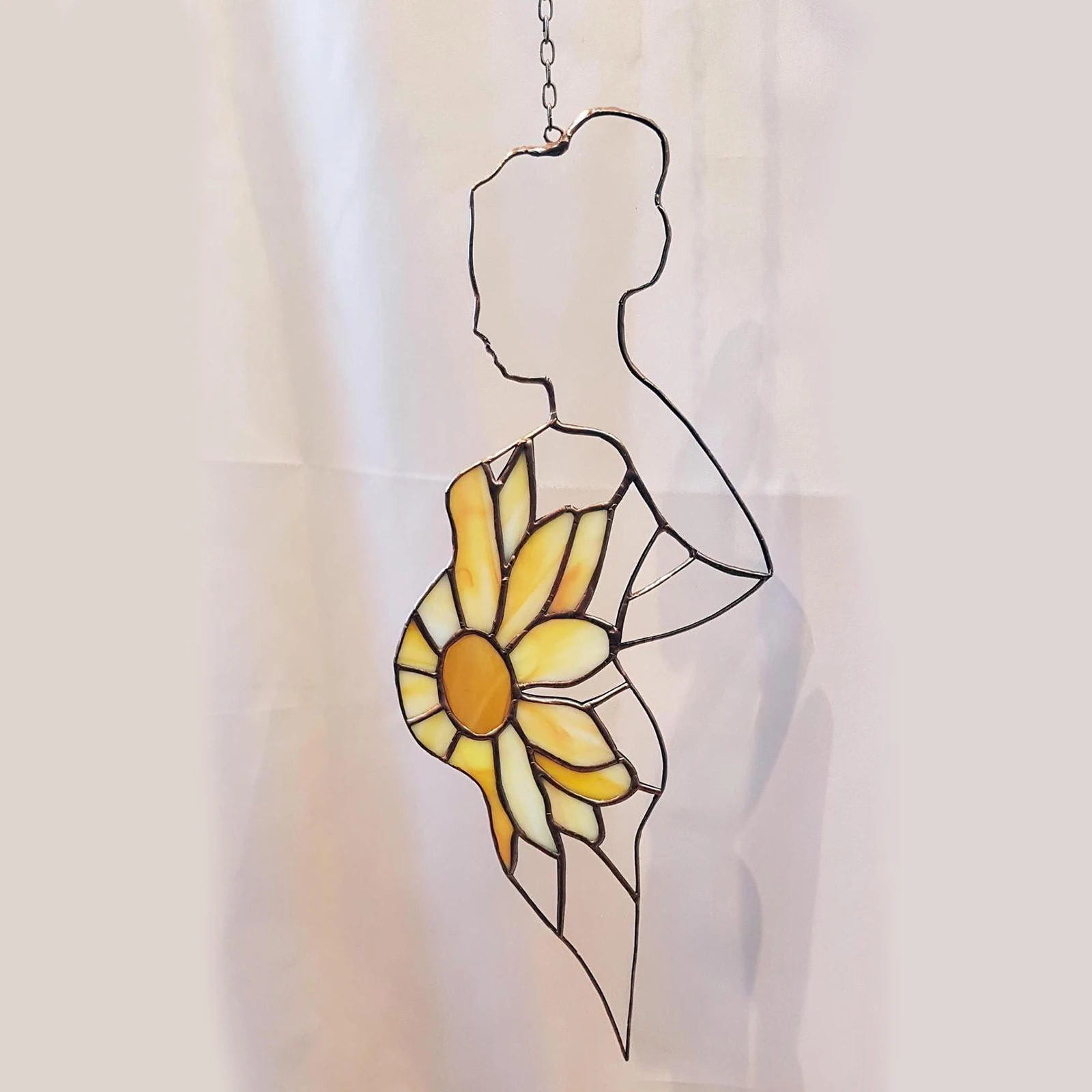 Sun Catchers Pregnant Mom Hanging Decor Ornament Gift Hanging Ornament for Home & Garden Decoration