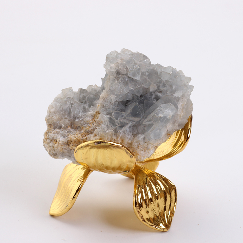 Antique Alloy Display Stand for Crystal Ball Minerals Sphere Stone Holder Base Rack