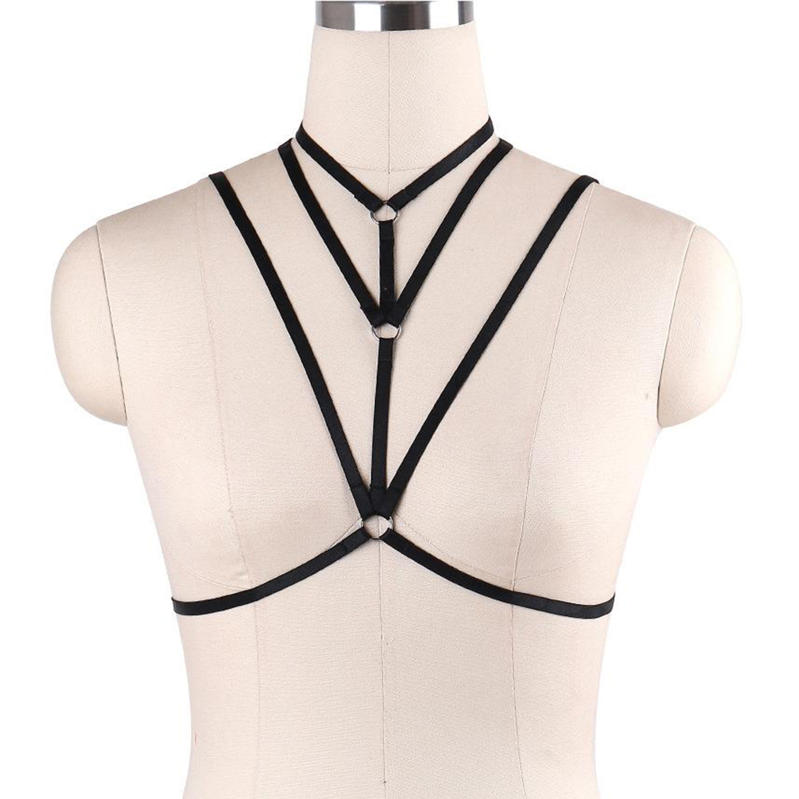  Harness Bra Erotic Elastic Body Chest Strappy Punk Lingerie Clubwear