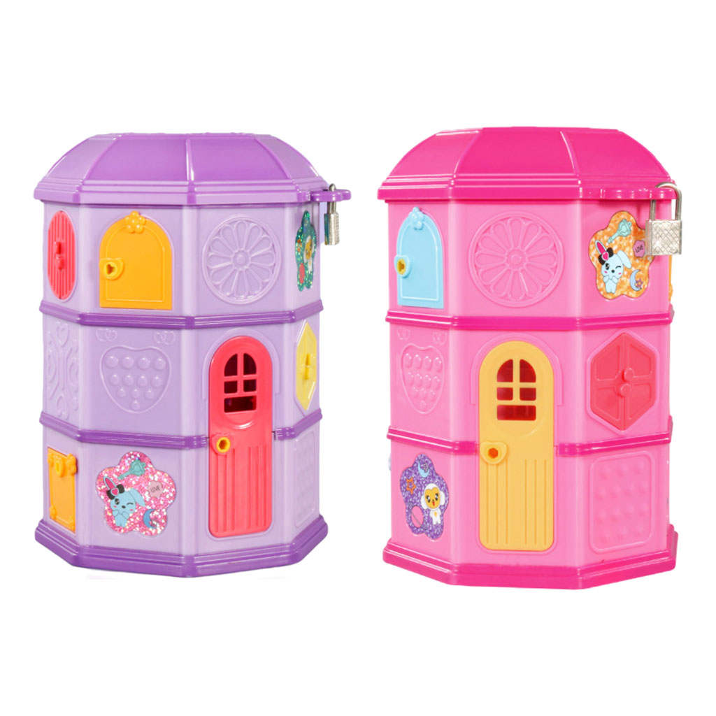 Light and Music Surprise Treasure Box with Keys Lucky Box Mystery Case Bracelet Necklace Blind Box Keepsake for Girls Kids Child