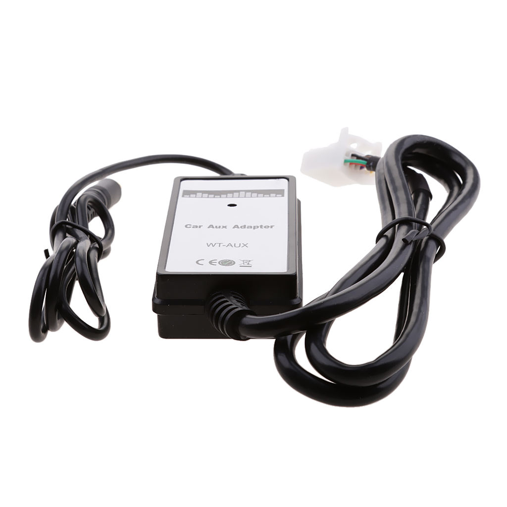 dolity  Car CD Charger MP3 Player Radio Interface AUX in 6Pin+6Pin Adapter For Toyota 4Runner Camry Celica Corolla
