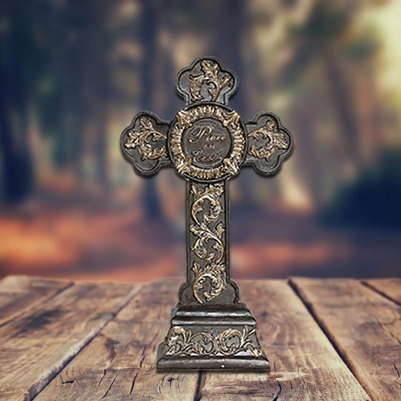 Resin Wall Crucifix Cross Craft Decor Religious Saint for Decoration Holiday Gifts