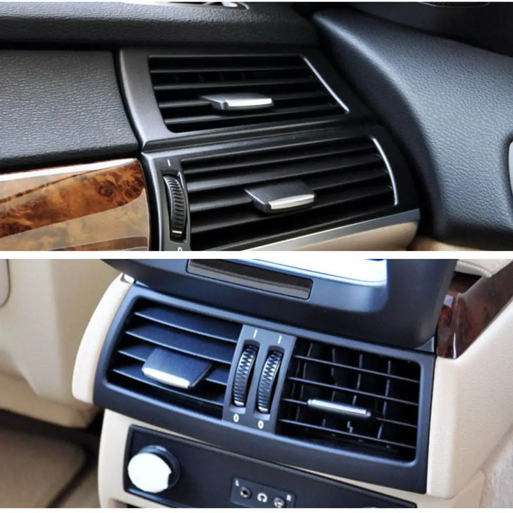 Car Interior Accessories Rear Center A/C Air Conditioning   Outlet Tab Clip Repair Kit for   X5 E70 06-13 X6 E71
