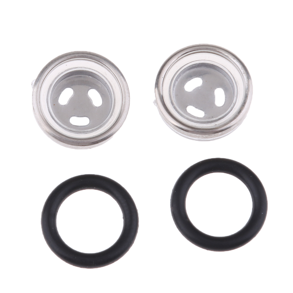 Unviersal Motorcycle Brake Master Cylinder Reservoir Sight Mirror Gasket Replacement - 12mm