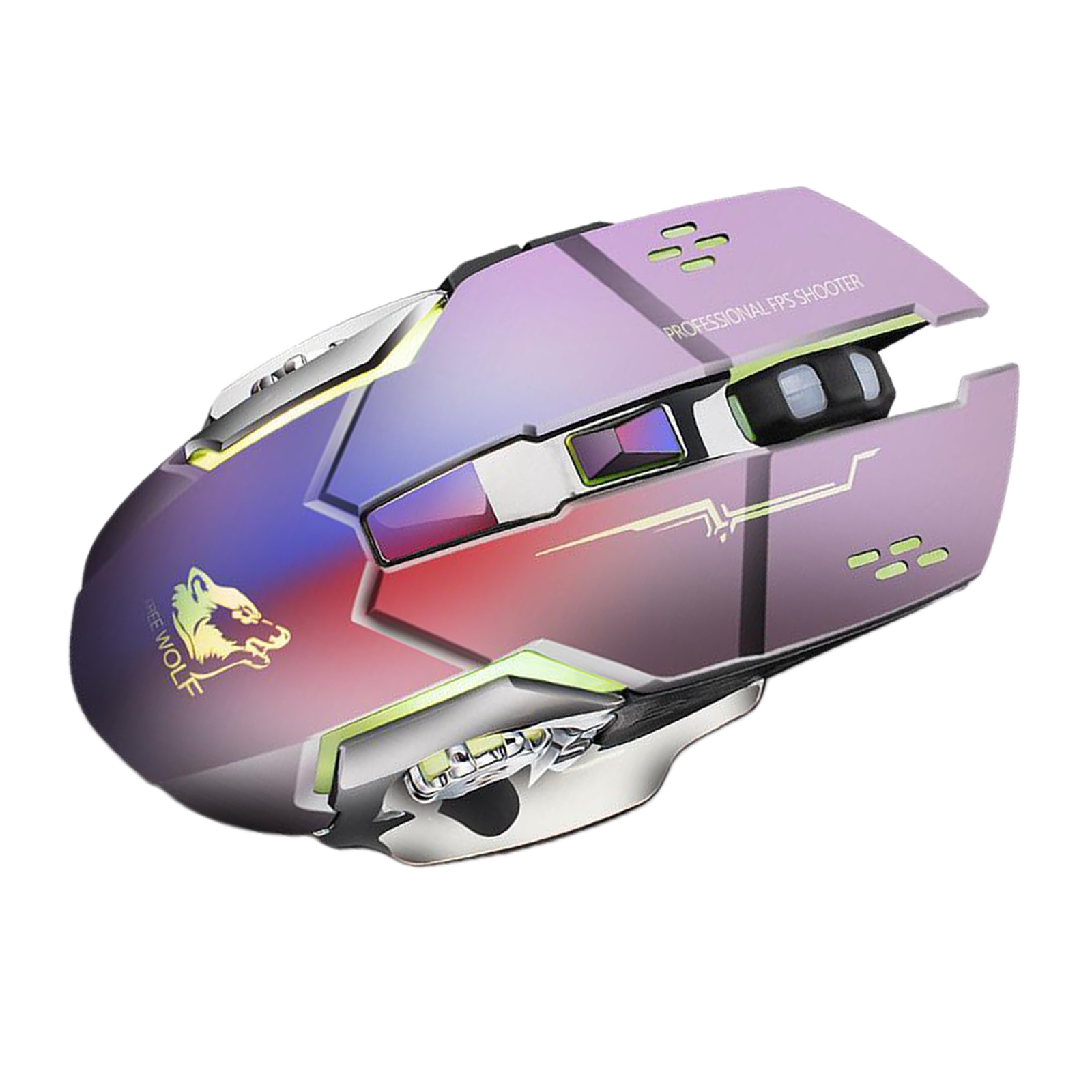 Gaming Wireless Breathing Light USB Computer Mice for Desktop Laptop Mouse Windows 7/8/10/XP Vista