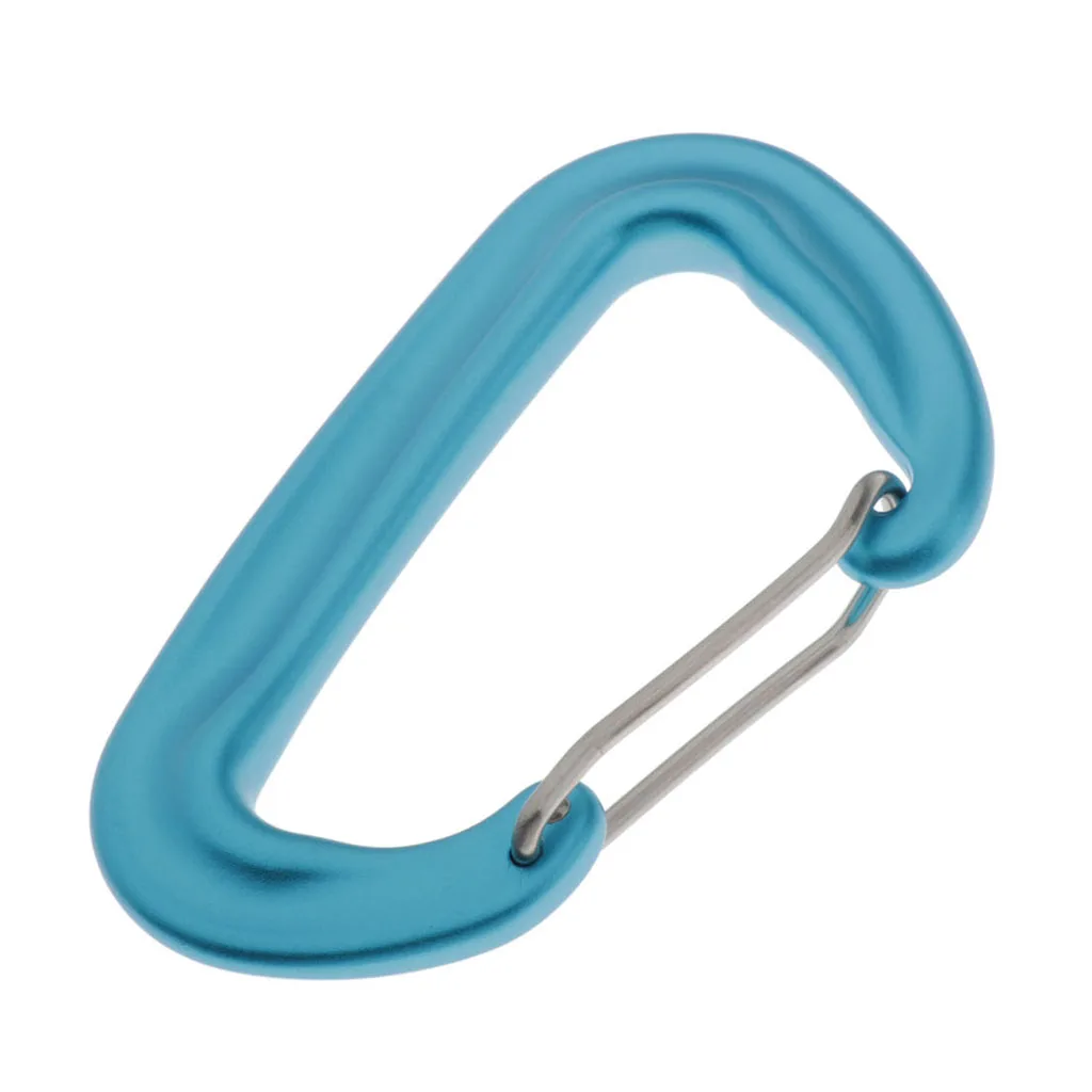 7075 Aluminum Carabiner Durable Screw Gate Hooks Clip for Outdoor Hiking