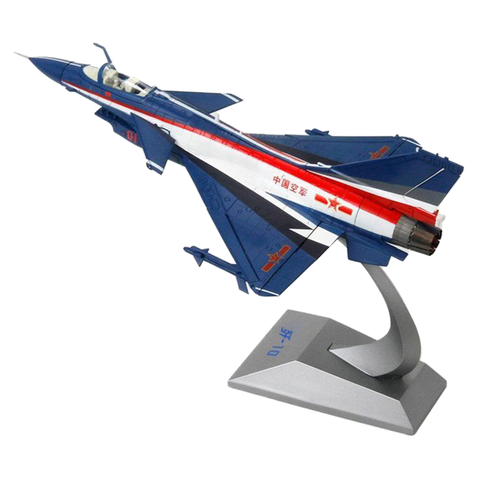 1:48 Scale Alloy F-10 Fighter Aircraft Aviation Die Cast Model with Stand Keepsake Decor Kids Toy