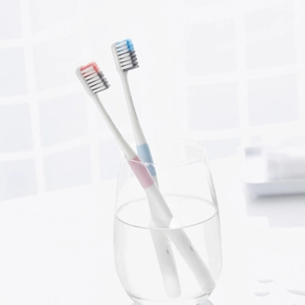 Pink Travel Bristle Toothbrush Oral Care Tooth Brush Support Bass Method