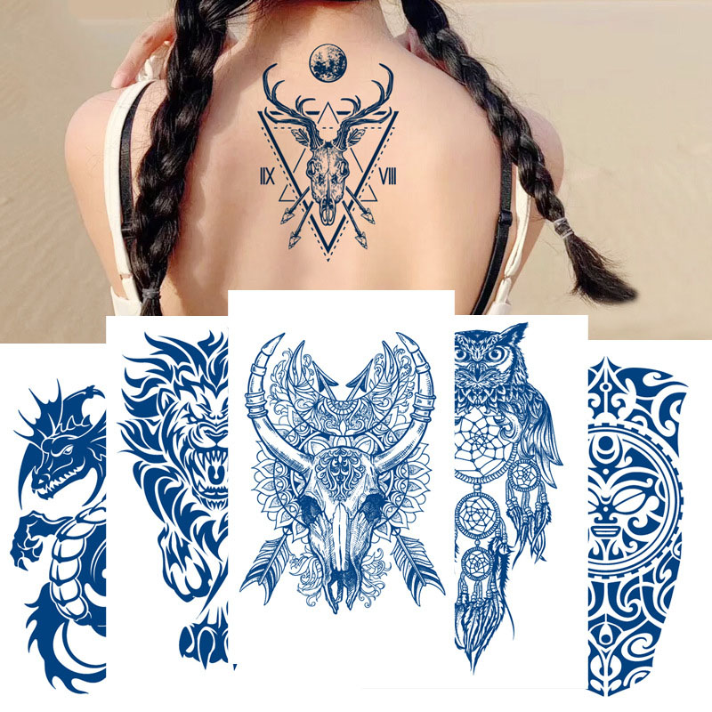 Best of Juice Ink Tattoos Body Art Lasting Waterproof Temporary Tattoo Sticker Lion Tiger Tatoo Arm Fake Astronaut Tatto Women Men Reviews & Tips