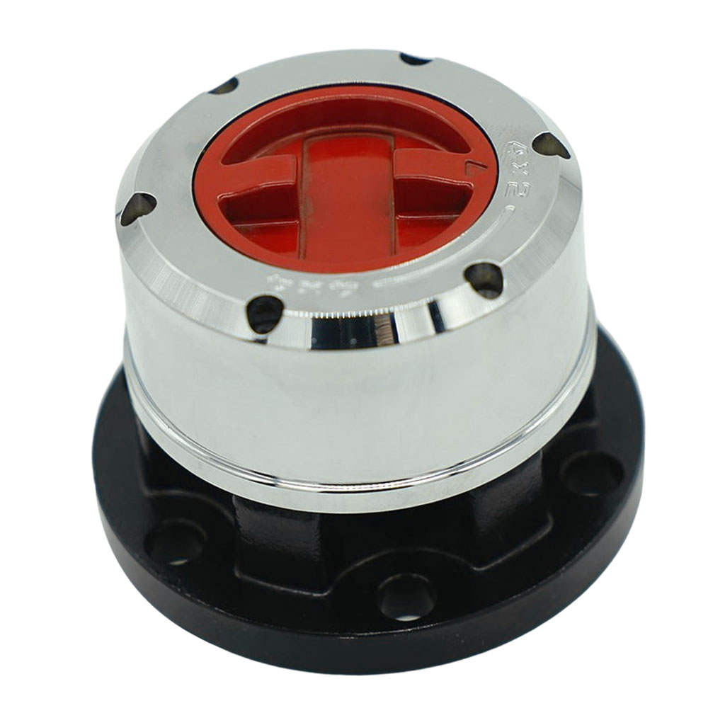 Manual Free Wheeling Hubs Avm410 Red P.C.D. 89.80mm 6 Stud Holes 10 Splines Fit for Jeep Beijing Premium Professional Durable