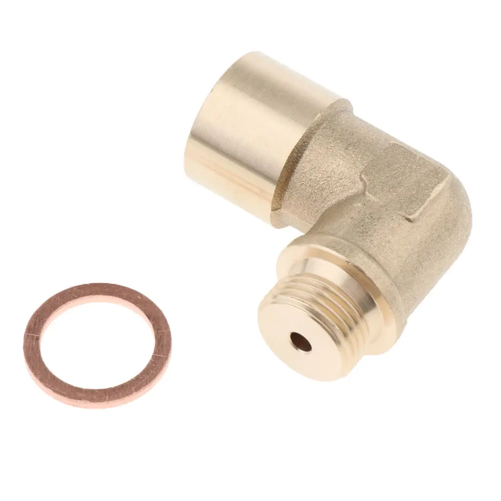 Oxygen Sensor Extender O2 90 Degree Angled Bung Extension Spacer M18 1.5
