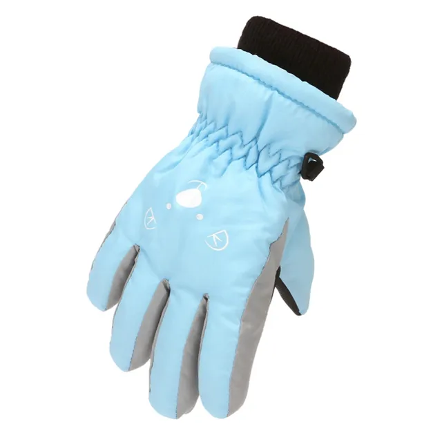 Waterproof Baby Winter Skiing Snow Mittens Gloves Kids Outdoor