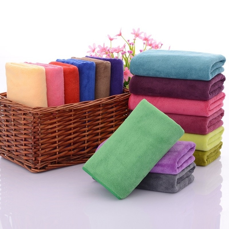Lot De 4 Serviettes Sport Microfibre 75x35 Cm - Absorption Rapide Séchage Rapide - Pour Yoga Gym Voyage Camping
