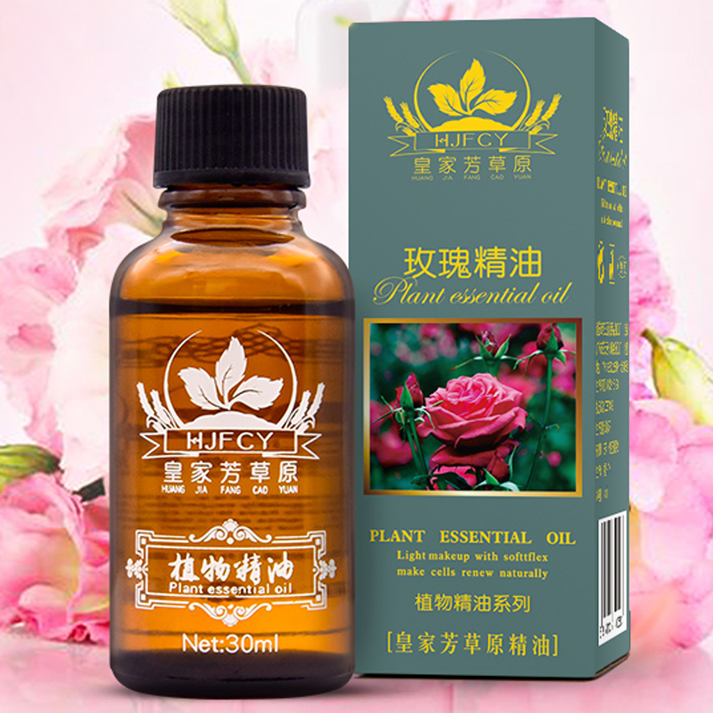 30ml Pure Natural Plant Extract Massage Essential Oils Aromatherapy Skin Care Jasmine Lavender Rose Ginger
