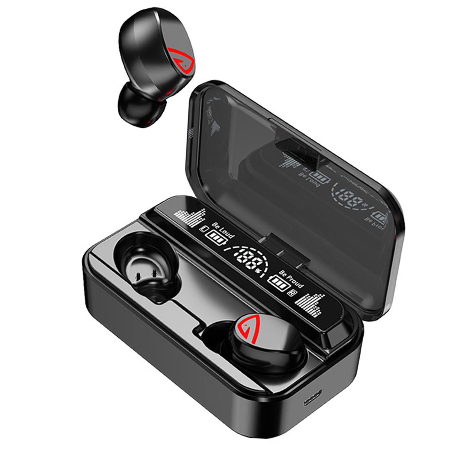 Bluetooth 5.2 Earbuds NFC HiFi Sound 9D Stereo Surround Easy Pairing Noise Isolation Sports Headset Earphone Running Sports Game