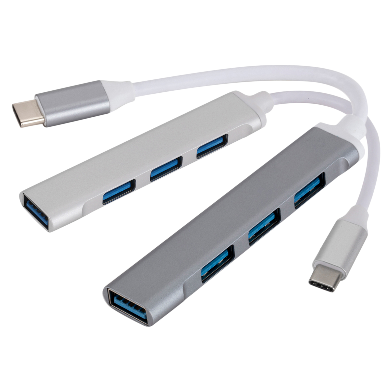 Mini Metal USB Type C HUB 3.0 4 Port Splitter Adapter OTG for PC Computer for Laptop Notebook