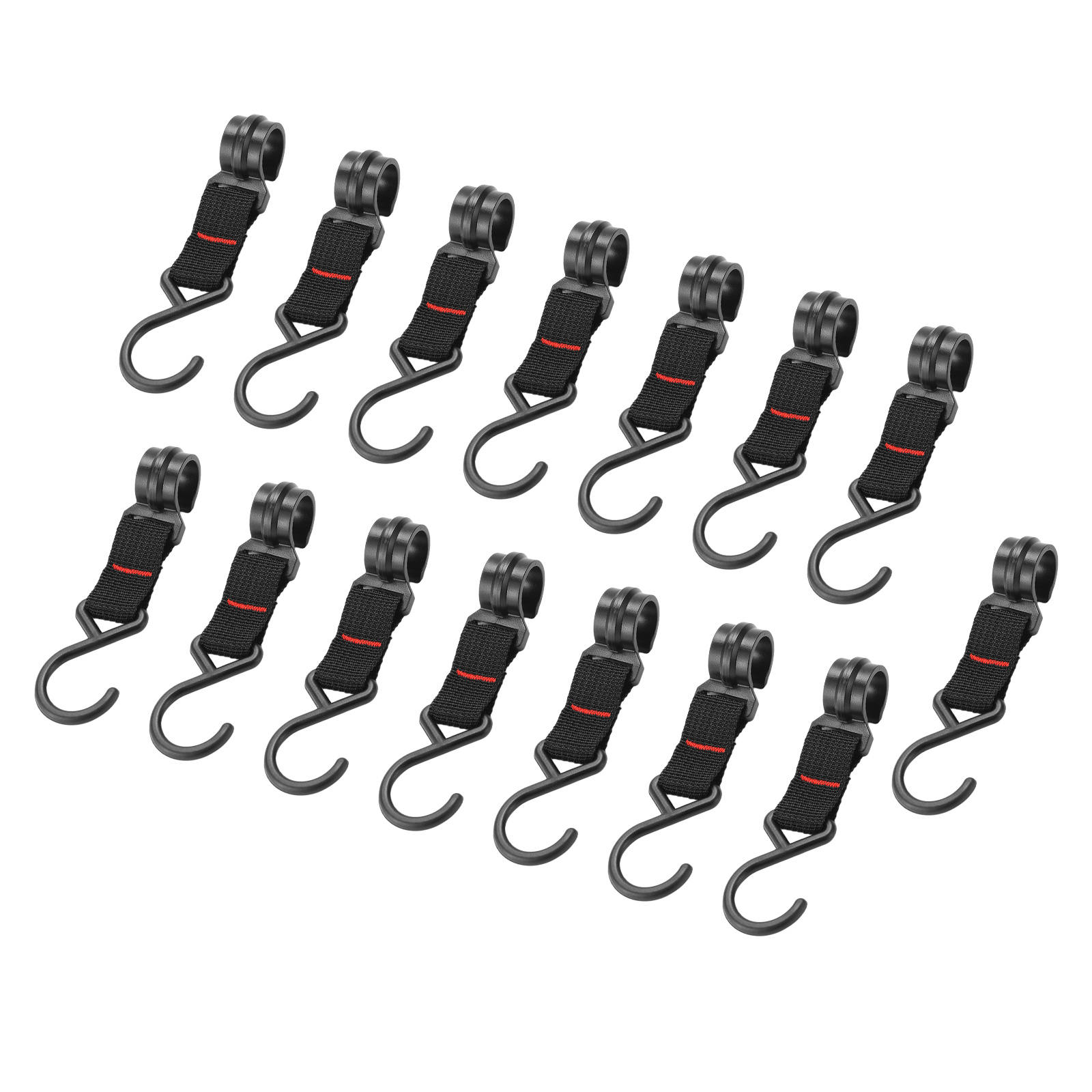 10/5pcs Camping Hanging Hooks Clothes Storage Rack Hook Straps Detachable Outdoor Clothes Storage Rack Hook Straps S Type