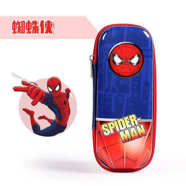 Disney Pencil Case Ice Princess Spiderman Captain Iron Man Children Pencil  Case Stationery Case School Supplies - AliExpress