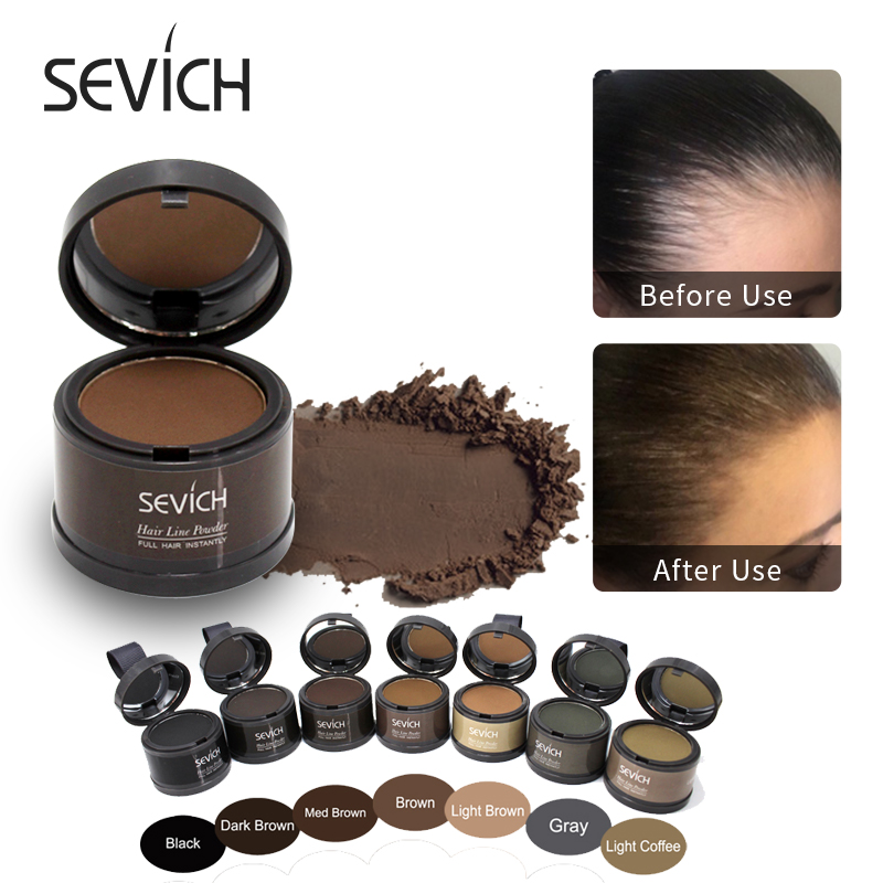 Best of Sevich Volumizing Hair Fluffy Powder Instantly Black Root Cover Up Natural Hair Filling Hair Line Shadow Powder Hair Concealer Reviews & Tips