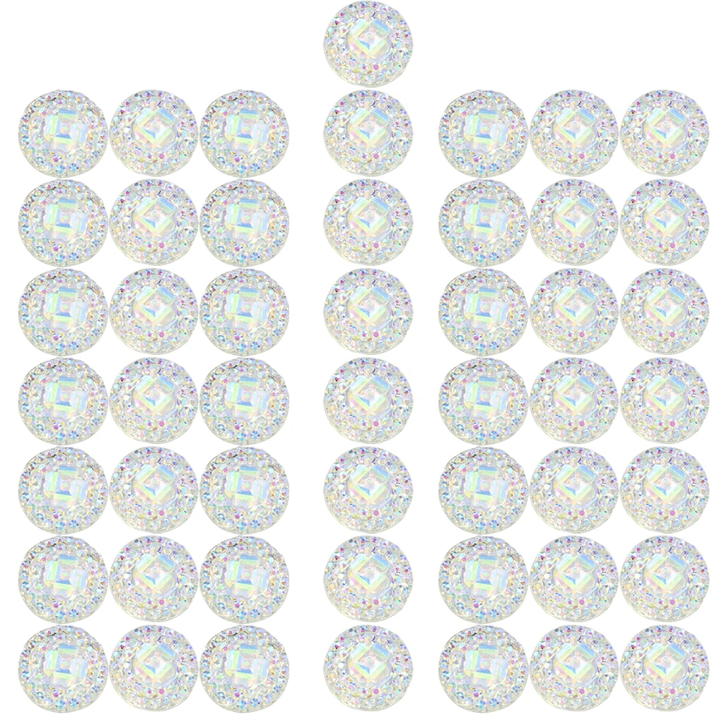 50x 12mm Resin Round Flatback Rhinestone Buttons DIY Wedding Craft Shiny 50x 12mm Resin Round Flatback Rhinestone Buttons DIY Wedding Craft Shiny