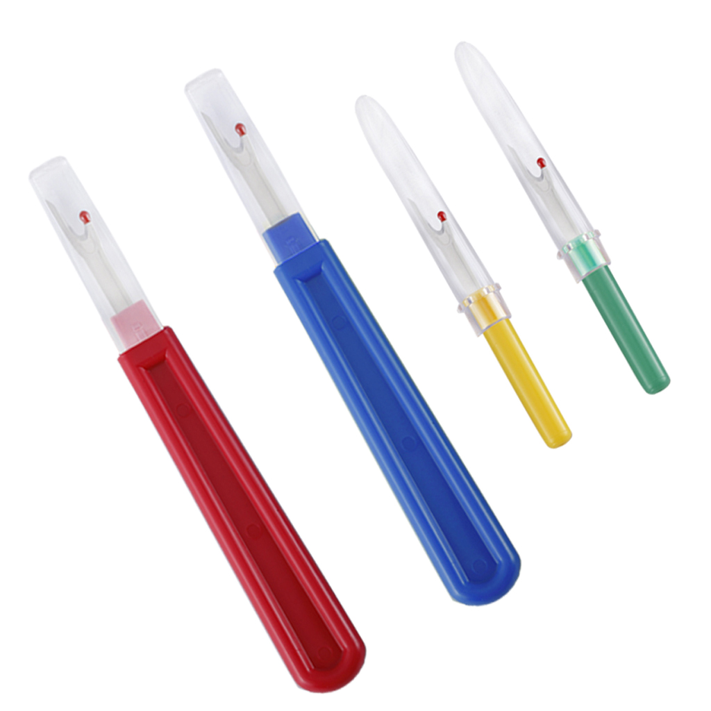 2pcs Large Seam Ripper and 2pcs Small Seam Ripper for Sewing Thread Cutting