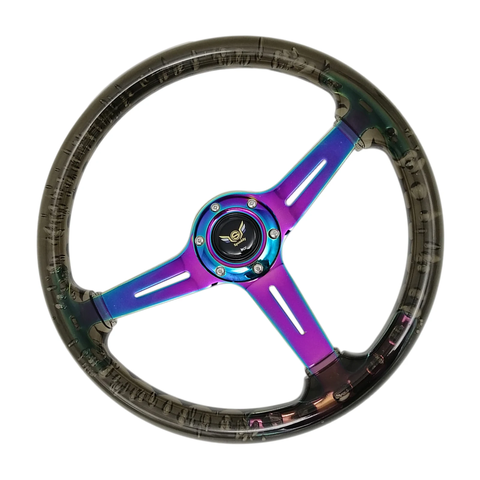 14 inch Acrylic Racing Steering Wheel for Race Car Modification Drifting Steering Wheel Accessories