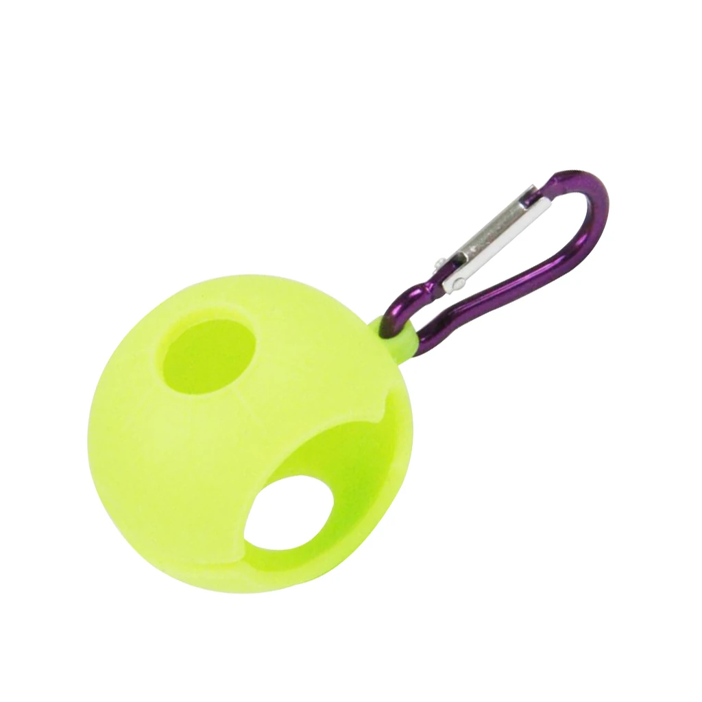 1.7 Inch Diameter Golf Ball Holder Golfball Organizer Keeper with Alloy Hook