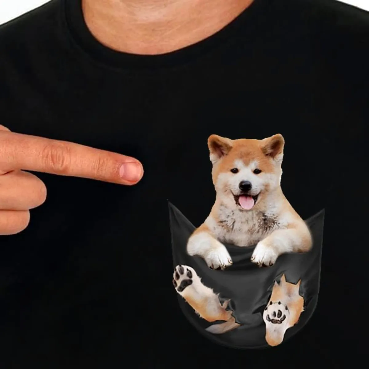 impresso bonito shih tzu camiseta masculina animal