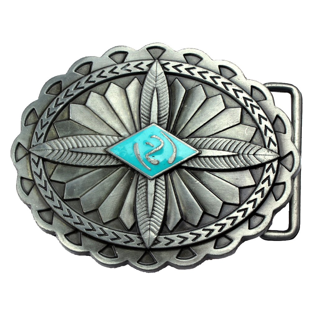 Exotic Buckle Men Western Cowboy Cool Vintage Indian Totem Retro Belt Buckle