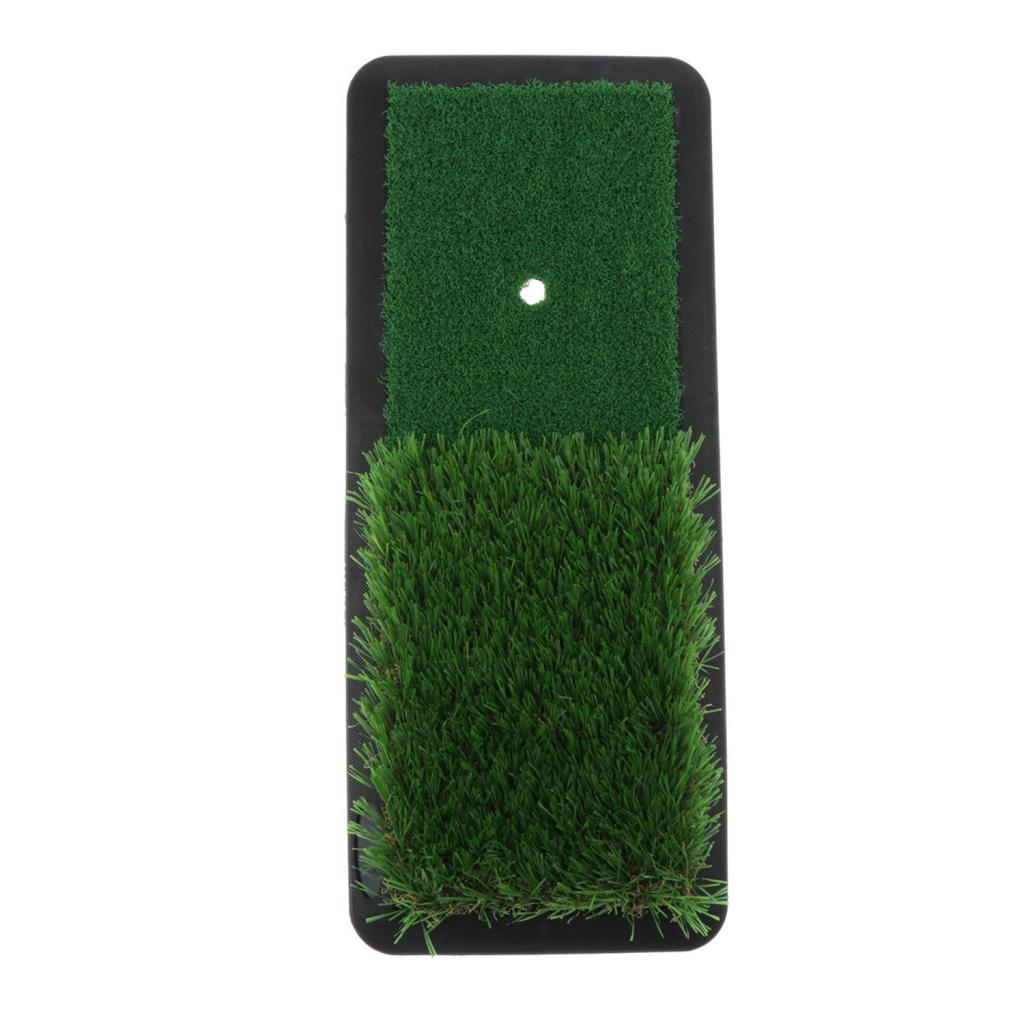 Golf Hitting Grass Mat for Indoor or Outdoor Practice - 18.5x7.87 inch - Performance & Deluxe