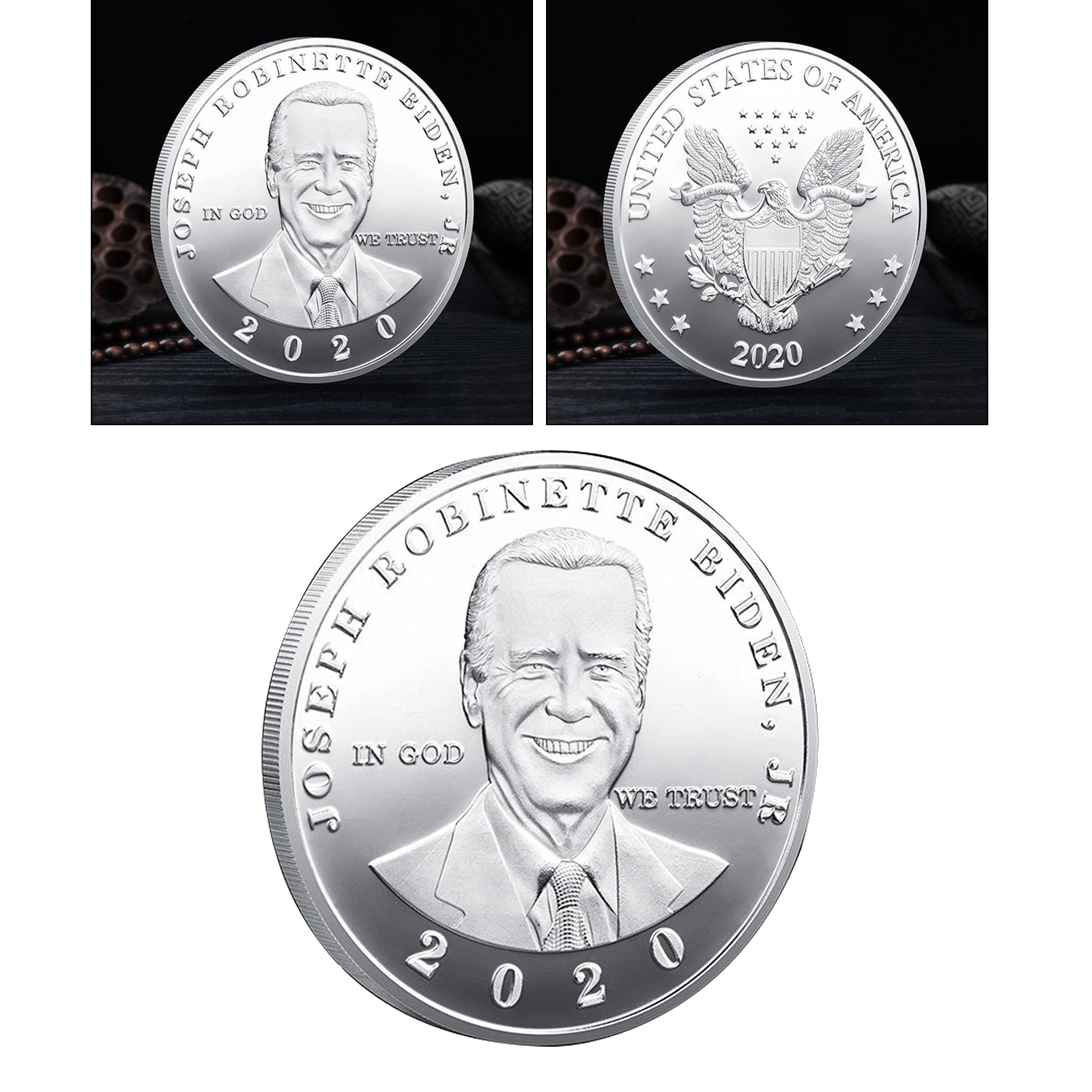 Novelty Silver Plated American 46th President President of the United States Biden Coin  Coin Commemorative Gift