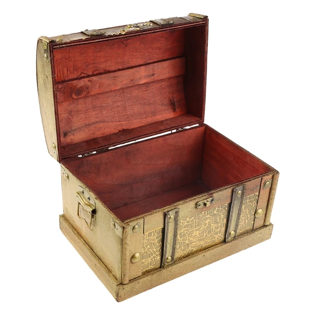Lockable Large Pirate Treasure Wooden Chest /extra Large Antique Chest With  Lock / Wedding Box With Lock / Rustic Memory Chest -  Canada