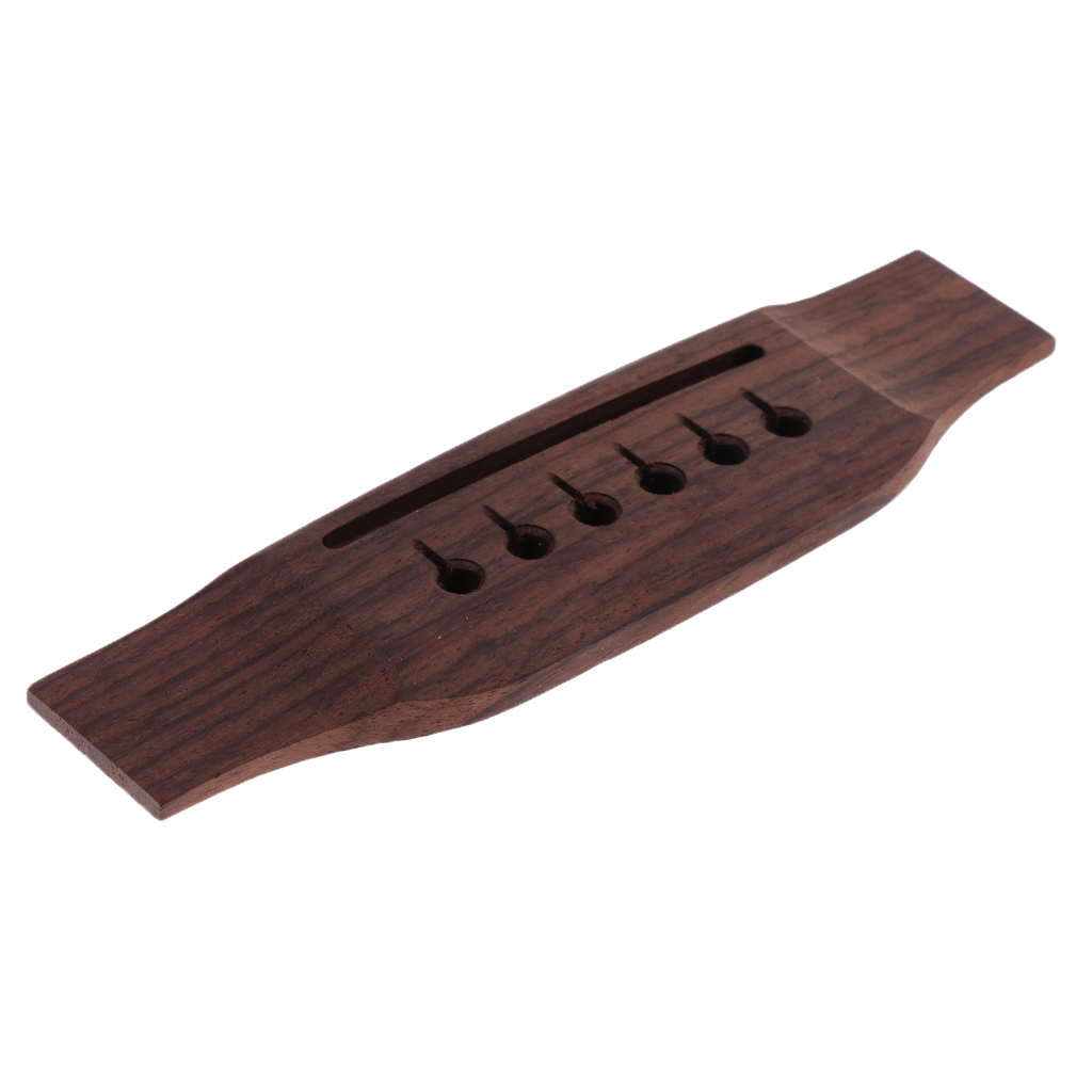Rosewood Practical Guitar Bridge Brown for Left-Handed 6 String Acoustic Guitar Accessories