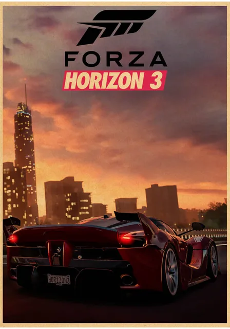 Game F-Forza H-Horizon 5 POSTER Prints Wall Painting Bedroom