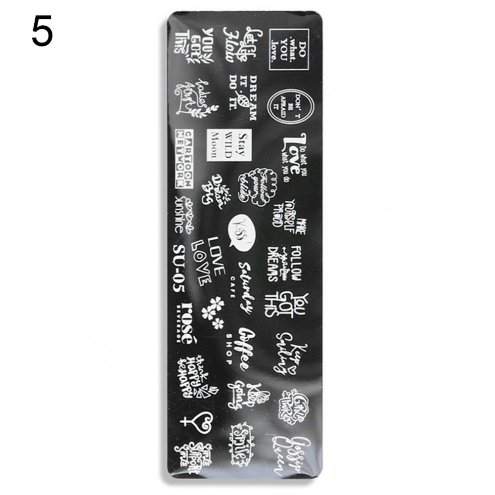 Nail Stamping Plates Human Face Design Multiple Pictures Solid Manicure Art Stainless Steel Printing Plate for Girl Nail Stamping Plates Human Face Design Multiple Pictures Solid Manicure Art Stainless Steel Printing Plate for Girl