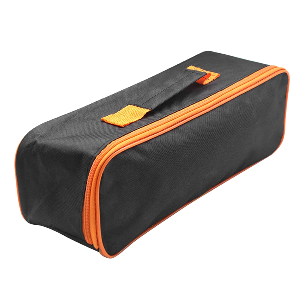 1pcs Car Black Wear Resistant Zipper Closure Practical Storage Case Handheld Car Vacuum Cleaner Storage Vacuum Cleaner Tool Bag