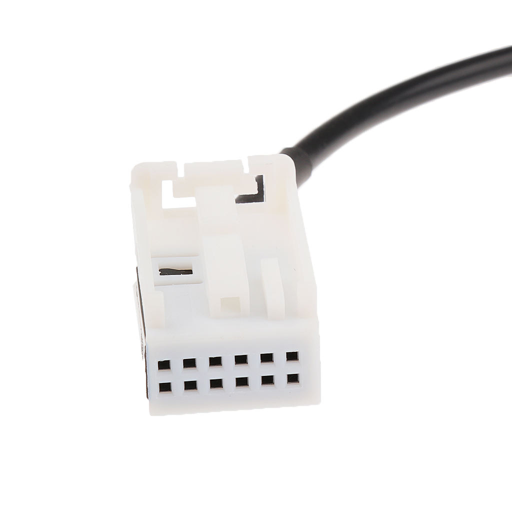 Car Aux Cable 3.5mm MP3 Audio 12-Pin Stereo Input Adapter For Peugeot 307 308 408 407 507 Sega  Citroen C5 C4 RD4 Etc