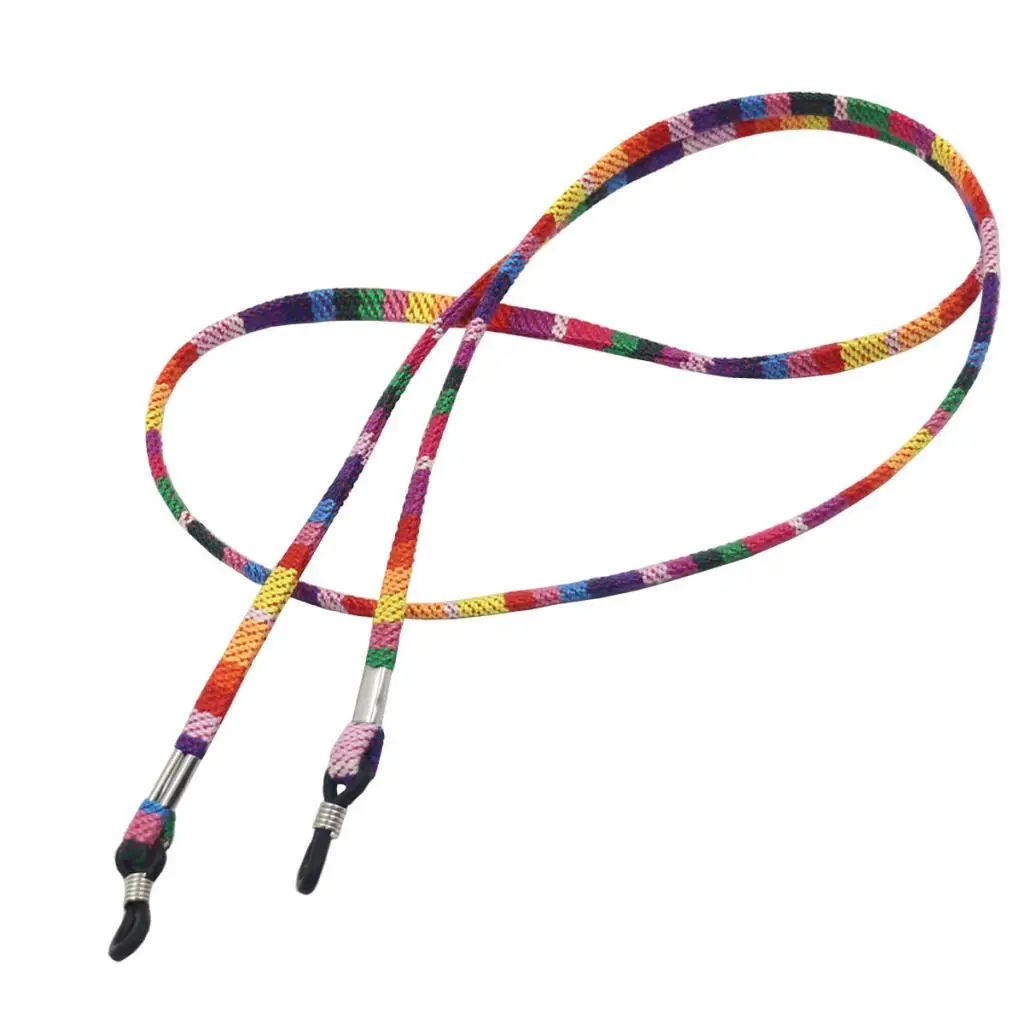 12Pcs Colourful Cotton Eyeglasses Rope Sunglasses Strap Holder Retainer 