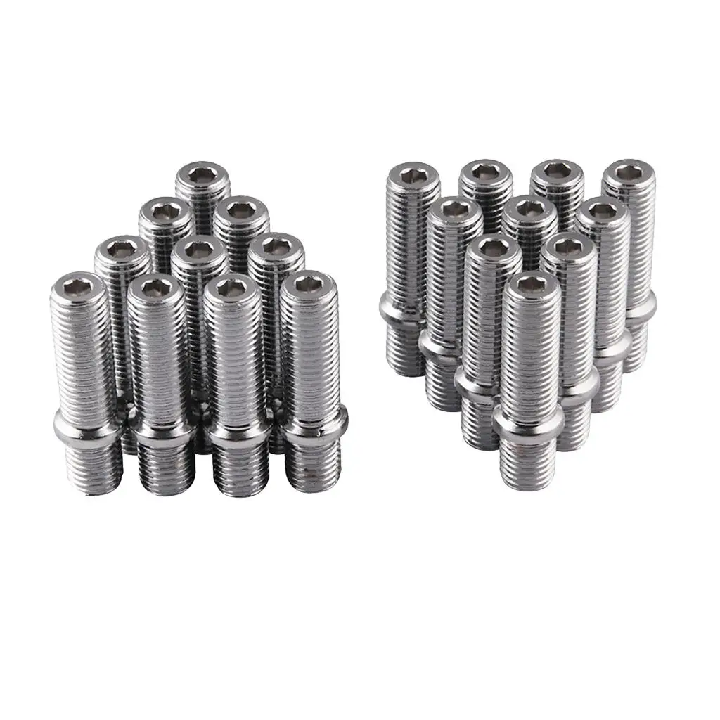 20X Extend Wheel Stud Conversion Screw Adapter For  M14*1.5-M12*1.5 5cm