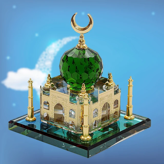 Crystal Taj Mahal Muslim Decoration, Islamic Middle East, Arab, Mosque Home  Decoration, Religious Prayer Gift - AliExpress