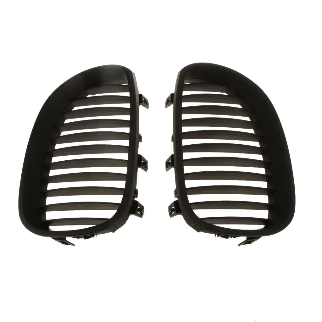 Replacement Front Auto Grill Grilles for BMW E60 E61 5 Series M5 03-09 Pack of 2