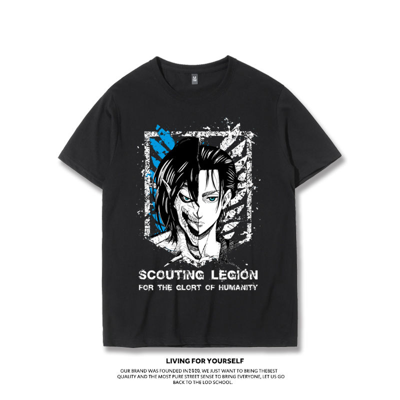 Attack on Titan Summer T-Shirt - Loose Fit, Streetwear, Unisex