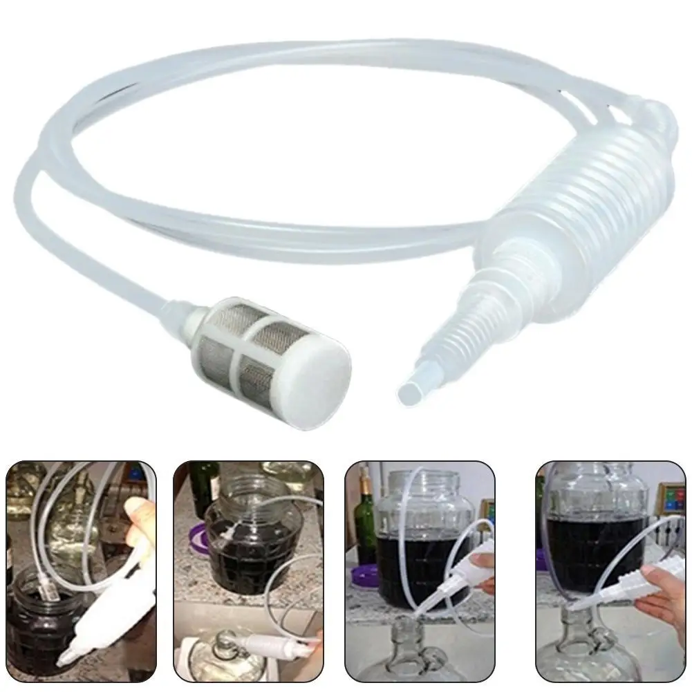 199cm Syphon Tube Pipe Hose For Brew Brewing Wine Beer Making Kitchen Tools MP 
