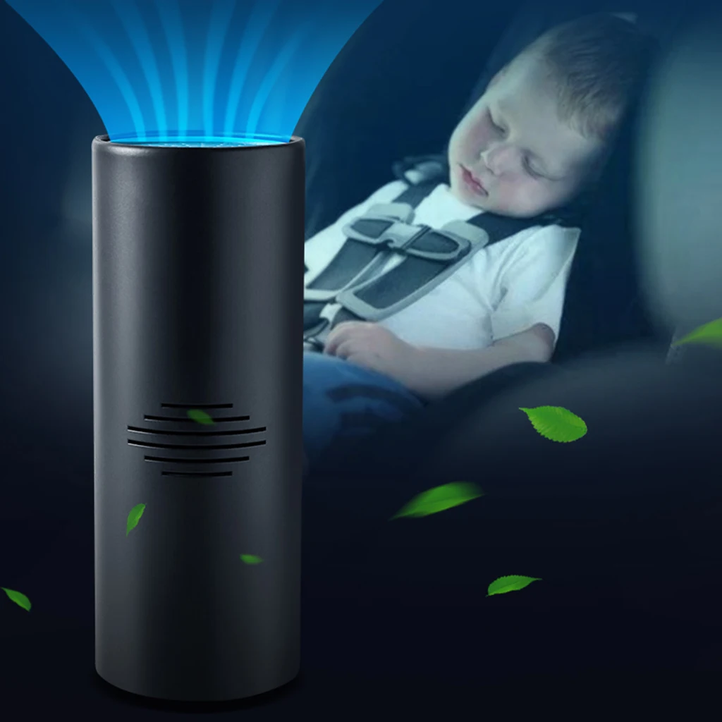 Portable Car Diffuser Air Purifier Formaldehyde Removing Air Ionizer Ozone Generator Home Office Bedroom Living Room