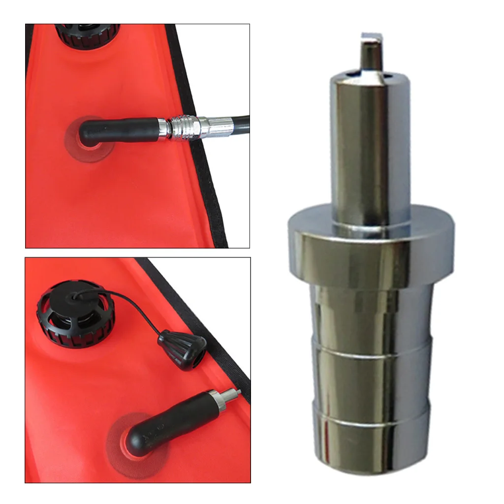 Portable Diving Sorkeling Air Nozzle SMB Air Nozzle Hose Adaptor Gear Tool