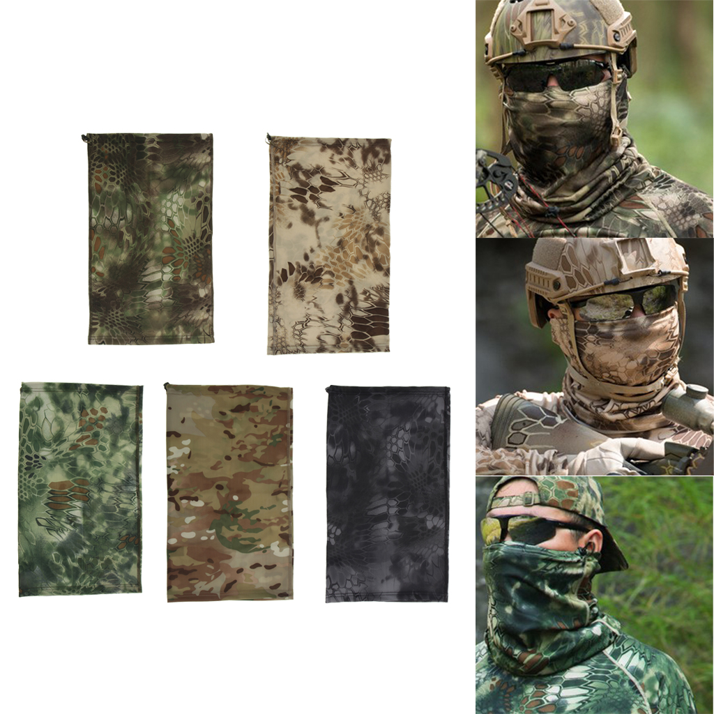 Outdoor Sports Headwear Headband Neck Gaiter Sweatband Bandana Face  Head Wrap Magic Scarf Fishing Hunting