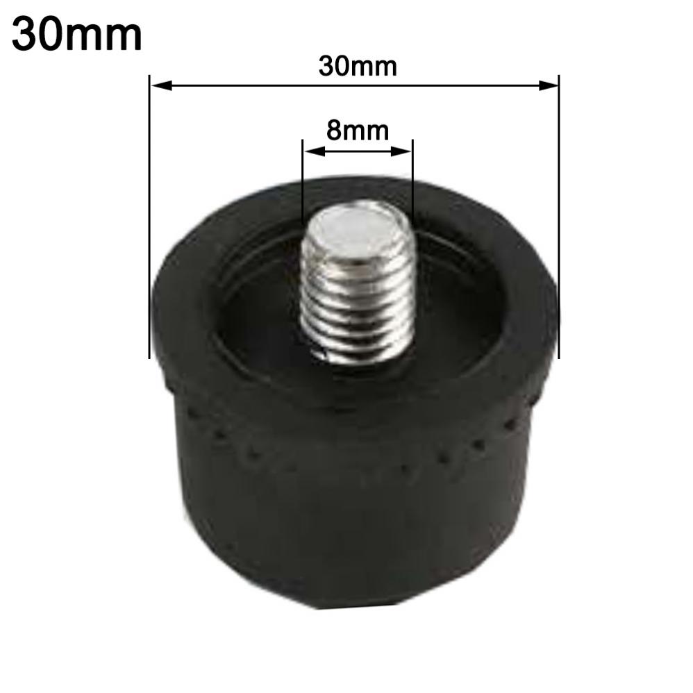 Title 8, 25/30/35/40mm Black Rubber Hammer Head Double F...