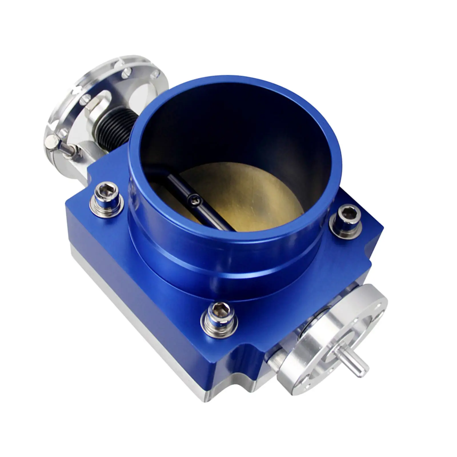 70MM Throttle Body Performance CNC Aluminum Intake Manifold Billet High Flow Fits for  Q45 TPS PQY6970
