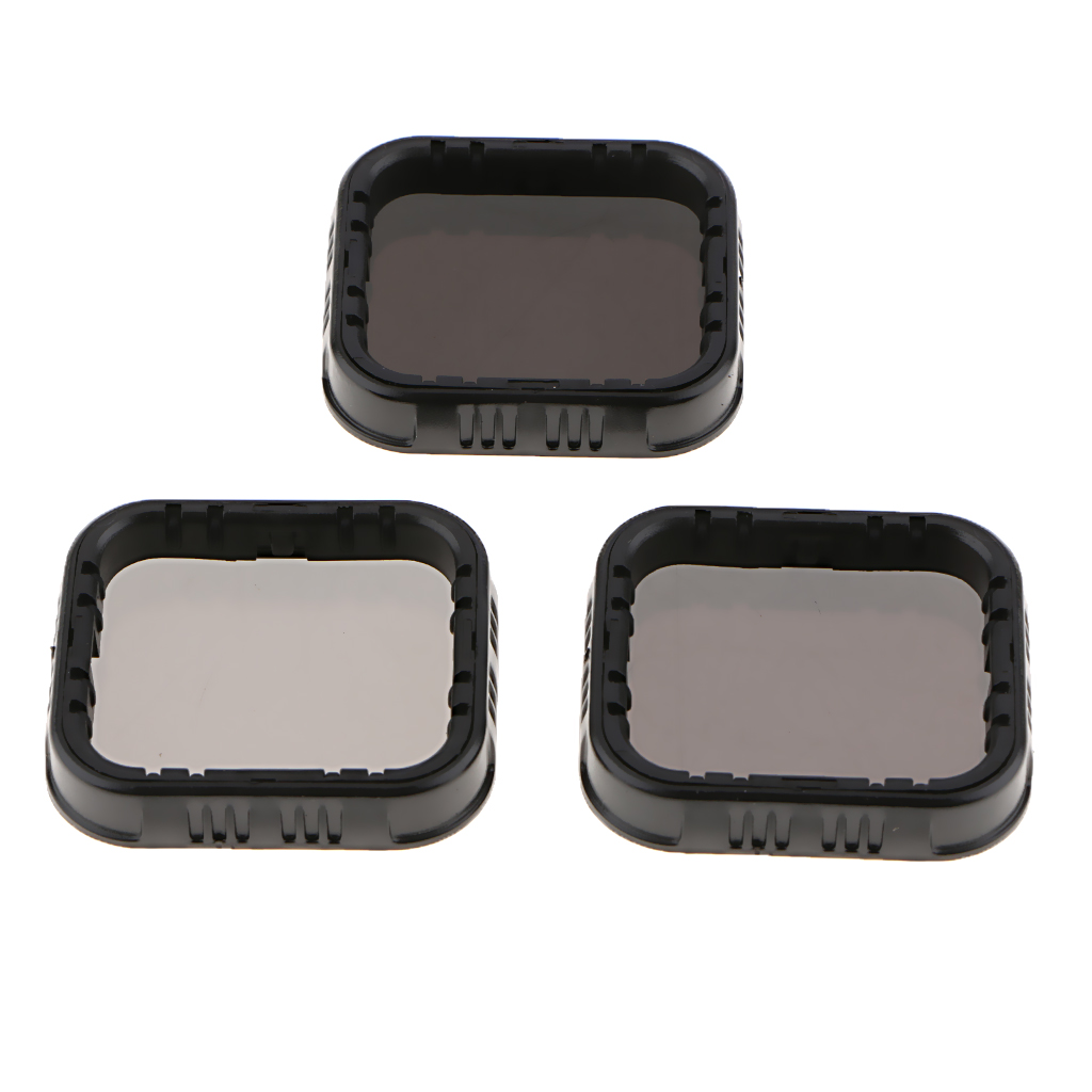 ND4 ND8 ND16 Neutral Density ND Filter Set Kit for GoPro  5 6 7 Black Action Camera